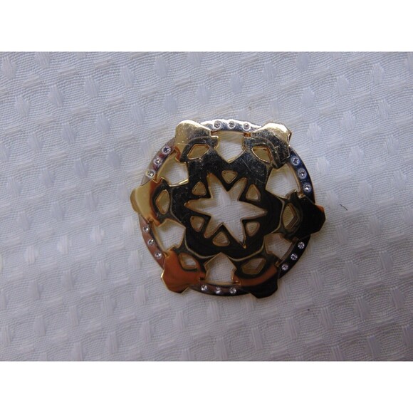 El Zaribah Lady Ronda 2010 RG Awards Fresno, CA Gold Tone Pin With Rhinestones - Picture 8 of 8